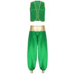 Groen arabische prins kostuum, Verzenden, Nieuw, Overige maten, Overige thema's