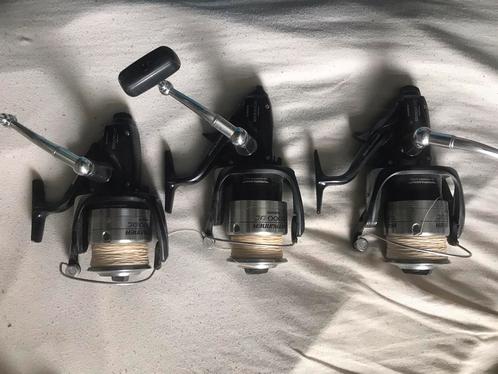 Setje van 3x Shimano baitrunner 12000 oc, Watersport en Boten, Hengelsport | Karpervissen, Zo goed als nieuw, Molen, Ophalen of Verzenden