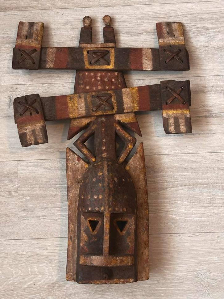 Authentiek Dogon Masker - Prachtige Patina, Antiek en Kunst, Kunst | Niet-Westerse kunst, Ophalen of Verzenden