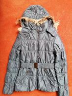 Winterjas blauw met grijzige gloed mt M, Maat 38/40 (M), Anonymous & Famous, Blauw, Ophalen of Verzenden