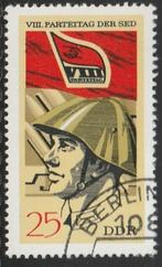 DDR 1971 1678 Partijdag SED 25p, Gest, Postzegels en Munten, Postzegels | Europa | Duitsland, Ophalen of Verzenden, DDR, Gestempeld