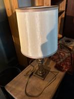 Elegante Tafellamp met Stoffen Kap, Huis en Inrichting, Lampen | Vloerlampen, Ophalen of Verzenden, Gebruikt, Stof, 100 tot 150 cm