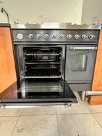 Boretti Gasfornuis 90cm met Frytop - Goede Staat!, Ophalen, Gebruikt, 60 cm of meer, 4 kookzones