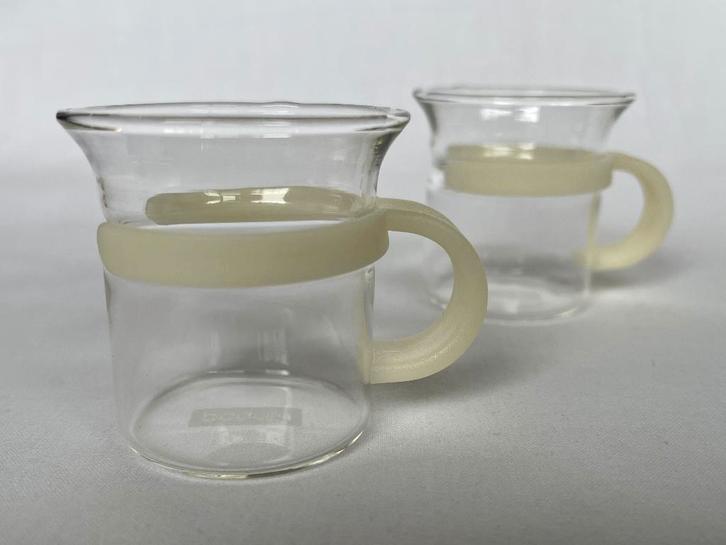 vintage design espresso glaasjes van Bodum (jaren 80), Huis en Inrichting, Keuken | Servies, Nieuw, Glas of Glazen, Overige stijlen