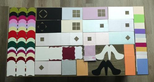Grote partij diverse hobby spullen kaart / scrapbook z.g.a.n, Hobby en Vrije tijd, Kaarten | Zelf maken, Zo goed als nieuw, Overige typen