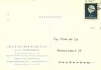 Het Stoffenhuis, Oosterbeek - 12.1966 - briefkaart, Ophalen of Verzenden, Briefkaart