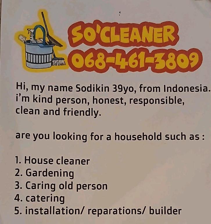 Schoonmaaker Gezocht, Huis en Inrichting, Schoonmaakartikelen, Ophalen of Verzenden