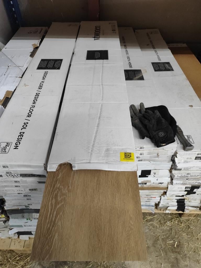 Vt wonen pvc cotap wideboard kleur 1002 3.72m2, Ophalen, Nieuw, Overige typen