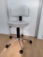 Witte Bureaustoel, Huis en Inrichting, Ophalen, Gebruikt, Wit, Bureaustoel