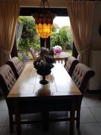 Complete Eethoek Set + potten, Huis en Inrichting, Complete eetkamers, Ophalen, Gebruikt, Klassiek, 4 tot 6 stoelen