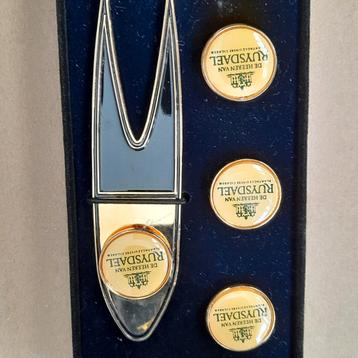 Ruysdael sigaren golfset ballmarker & divot  beschikbaar voor biedingen
