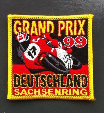 grand prix deutschland 1999 sachsenring patch badge opnaai beschikbaar voor biedingen