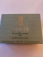 Clinique Three Little Soaps - Nieuw!, Ophalen of Verzenden, Nieuw, Gehele gezicht, Reiniging