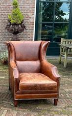Leren Fauteuil in Goede Staat, Ophalen, Gebruikt, Leer, 75 tot 100 cm