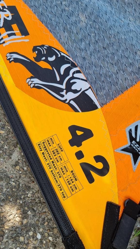 Maui sails legend 3.7 +  4.7 m2 . Ezzy panther 3  4.2 m2, Watersport en Boten, Windsurfen, Gebruikt, Zeil, Minder dan 250 cm, Minder dan 5 m²