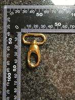 Musketonhaak goud 2,5cm, Nieuw, Verzenden