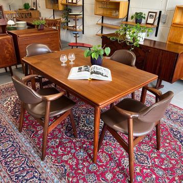 - Vintage verlengbare eettafel •Propos Hulmefa• - beschikbaar voor biedingen