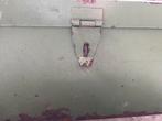Vintage metalen gereedschapskist, Doe-het-zelf en Verbouw, Gereedschapskisten, Ophalen, Gebruikt