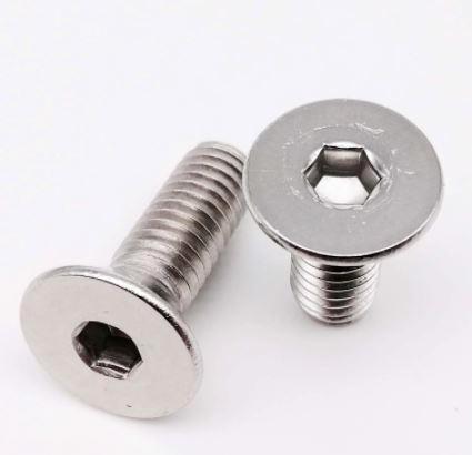 S&S luchtfilter deksel inbusbouten RVS 1/4-20 x1 UNC RVS 304, Motoren, Onderdelen | Overige, Nieuw, Ophalen of Verzenden