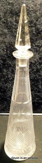 Antieke Leerdam karaf ca. 1910, Ophalen of Verzenden