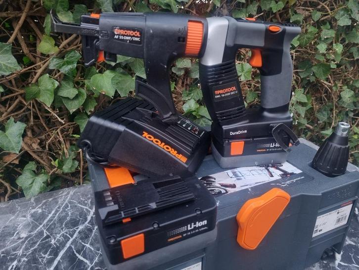 PROTOOL Festool DWC18 accu Gipsschroefmachine, Doe-het-zelf en Verbouw, Gereedschap | Boormachines, Zo goed als nieuw, Boor- en Schroefmachine