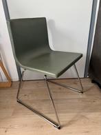 IKEA Lillinas eetkamerstoel groen lederlook, Huis en Inrichting, Stoelen, Ophalen, Zo goed als nieuw, Overige kleuren, Eén