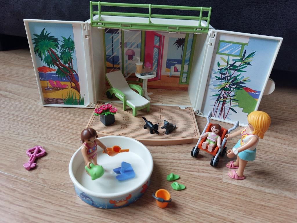 Playmobil 6159 - Vakantiehuis, Ophalen of Verzenden, Gebruikt, Complete set
