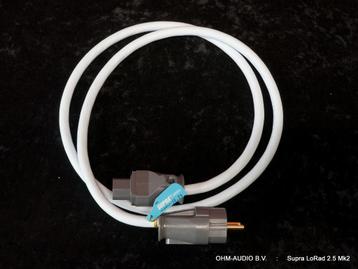 Supra LoRad 2.5 mk2, 1.5 Meter, Powercord. 2.5mm² OFC beschikbaar voor biedingen