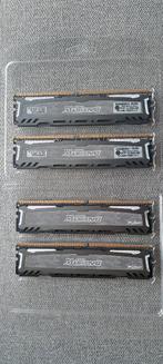 Crucial Ballistix Sport DDR4 geheugen 16Gb (4x4), Computers en Software, RAM geheugen, Gebruikt, 2400mhz, DDR4, Ophalen of Verzenden