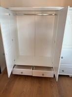 Kledingkast wit, Gebruikt, Barok, 150 tot 200 cm, Eikenhout