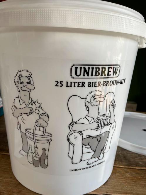 Bierbrouw set Unibrew 25 liter, Hobby en Vrije tijd, Overige Hobby en Vrije tijd, Gebruikt, Ophalen of Verzenden