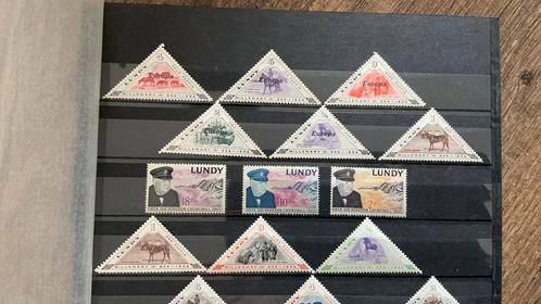 #236 Kleine verzameling Lundy, Postzegels en Munten, Postzegels | Volle albums en Verzamelingen, Buitenland, Ophalen of Verzenden