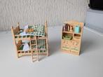 Sylvanian families stapelbed & kast 🏠, Ophalen of Verzenden, Zo goed als nieuw, Poppenhuis
