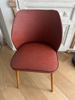 50 er 60 er jaren stoel, Huis en Inrichting, Stoelen, Ophalen, Kunststof, Gebruikt, Rood