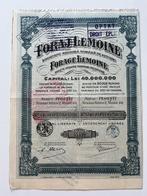 Forage Lemoine - Aandeel, Ophalen of Verzenden, 1920 tot 1950, Aandeel