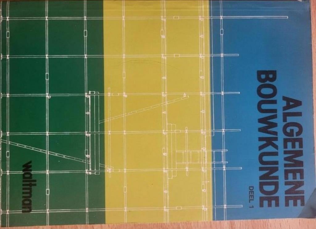 Algemene Bouwkunde Deel 1 - Waltman, Ophalen of Verzenden