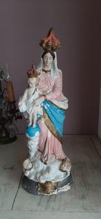 OUD  ...  SHABBY   ...   MARIA JEZUS  ...   BEELD  !!!, Antiek en Kunst, Ophalen of Verzenden