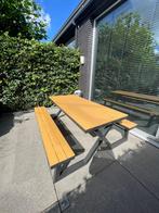 Picknicktafel, Ophalen of Verzenden, Zo goed als nieuw, Rechthoekig, Aluminium