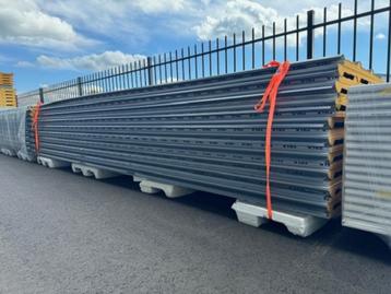 Restpartij Dak Sandwichpanelen 30mm 500cm Antraciet  beschikbaar voor biedingen