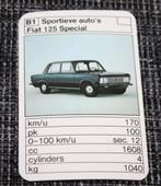 autokaartje  FIAT 125   SPECIAL, Auto's, Ophalen of Verzenden, Zo goed als nieuw