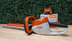 ZEER NETTE Stihl HSA 56 Accu Heggenschaar SET Accu & Lader, Tuin en Terras, Heggenscharen, Accu, Stihl, Ophalen of Verzenden, Zo goed als nieuw