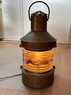Koperen Scheepslamp - Toplicht, Ophalen of Verzenden