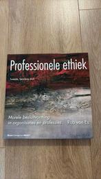 Rob van Es - Professionele ethiek, Boeken, Studieboeken en Cursussen, Ophalen of Verzenden, Zo goed als nieuw, Rob van Es