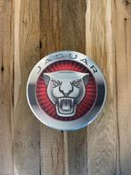 Reclamebord Jaguar rond logo embleem, aluminium, 40x40 cm, Ophalen of Verzenden, Nieuw, Reclamebord