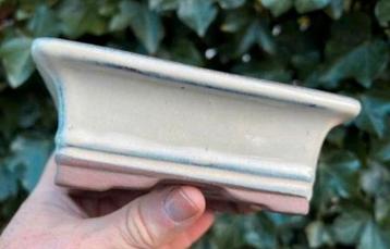 Bonsai schaal crème geglazuurd aardewerk 14x9,6x5,4 beschikbaar voor biedingen