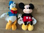 Officiele Disney knuffels Donald Duck & Mickey Mouse, Ophalen of Verzenden, Zo goed als nieuw, Overige typen