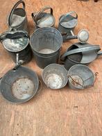 Collectie zinken spullen., Antiek en Kunst, Ophalen