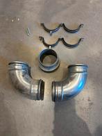 Spirobuis toebehoren 125mm/100mm, Ophalen, Bochten, Aluminium, Zo goed als nieuw