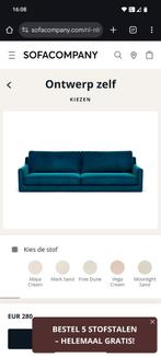 Bankhoes Astha/Anna, Sofa Company, kleur Velour Lux Petro
