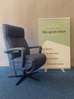 Sta op relax fauteuil Prominent Stockholm ZGAN op accu 🔋, Ophalen of Verzenden, Zo goed als nieuw, Stof, 50 tot 75 cm
